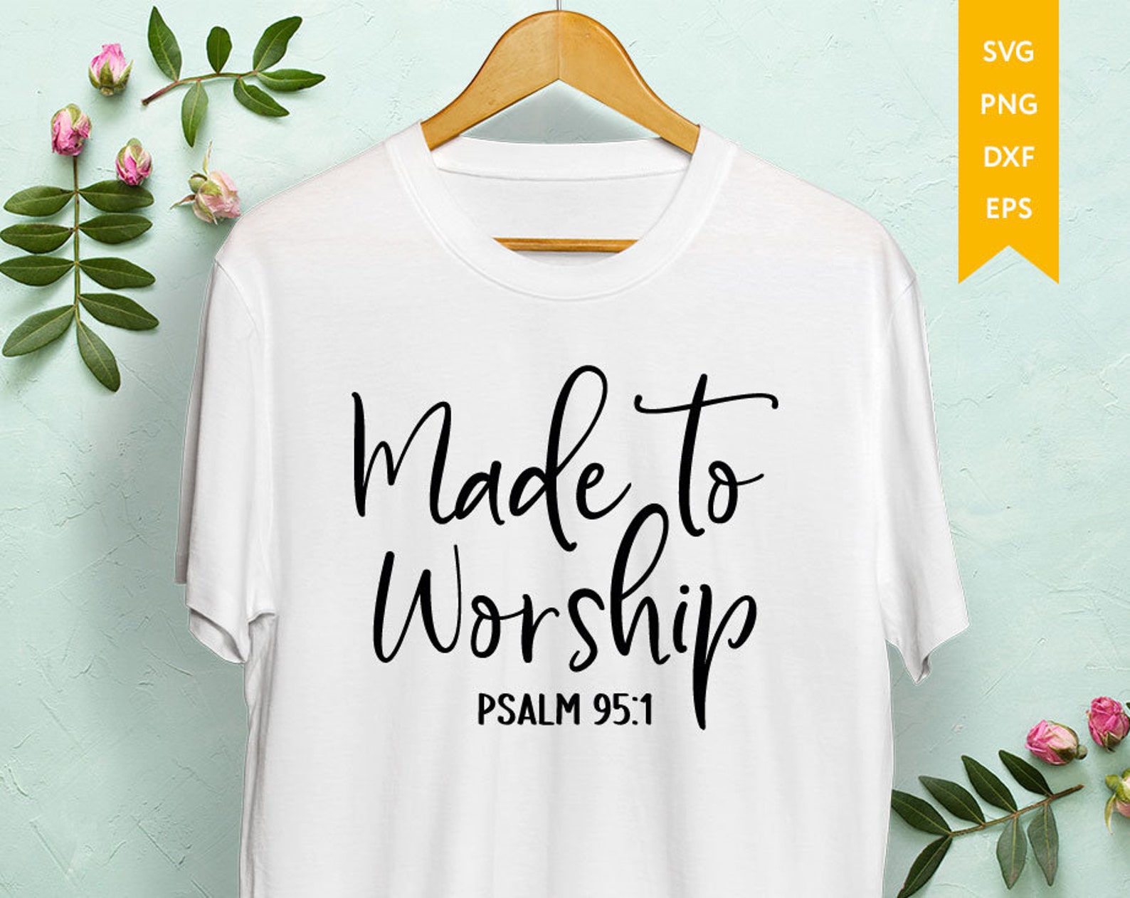 Made To Worship svg So Will I svg Christian svg Bible | Etsy