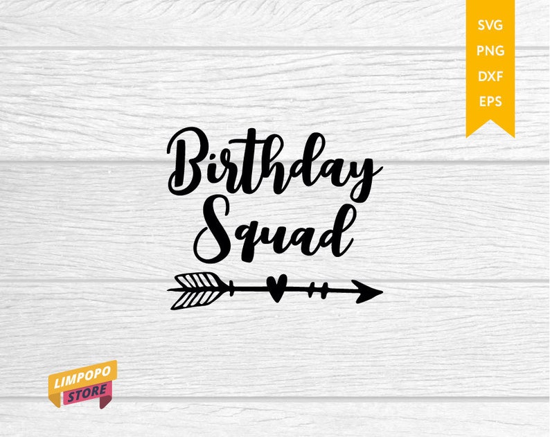 Download Birthday Squad Svg Birthday Svg Happy Birthday Svg Girls Etsy