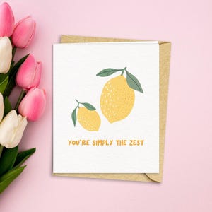 Einfach die Zest Muttertagsgruß-Wortspielkarte | Alles Gute zum Muttertag Geschenk | lustiges Geschenk vom Kind, Kind, Kleinkind, Baby, Papa für Mama Koch Köchin