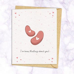 J'ai BEAN pense à vous pour la Saint-Valentin | drôle de Saint Valentin pour petite amie | Soyez mon Valentin | mignon et idiot