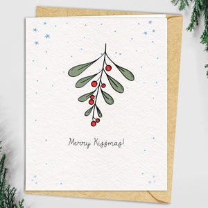 Joyeux baisers | carte de vœux pour petit ami ou petite amie | Ami drôle de carte | amoureux | nouvel an | carte de joyeux noël