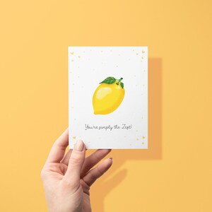 Sie sind einfach die Zest Valentinstag Karte Freund Freundin Mann Frau bester Freund -lustige Obst Wortspiel Arbeitskollege galentines bff Kollegen