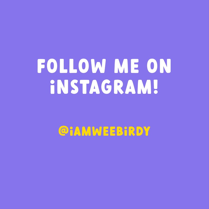 a purple background with the words follow me on instagram