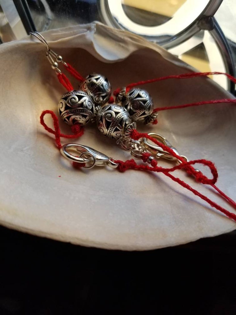 Earrings Jewelry Set Gifts for Women Friends Minimalist Made in USA Unique One-of-a-Kind Art SALE! Necklace Bracelet Irish Celtic Pendant