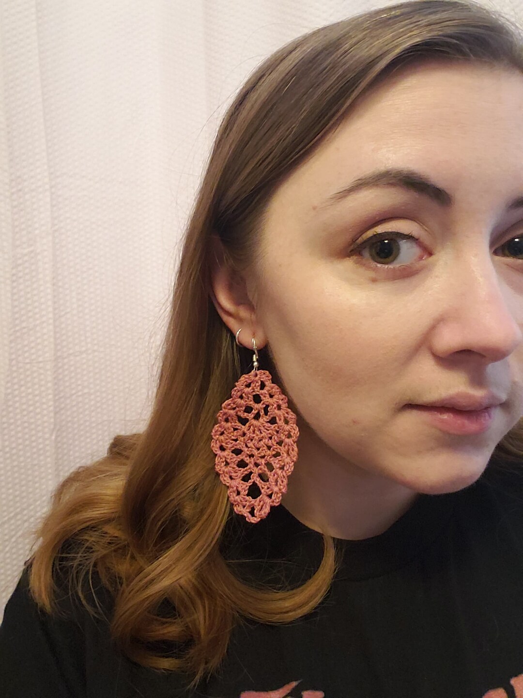 Elegant Pineapple Crochet Earrings Variety of Colors Available Etsy