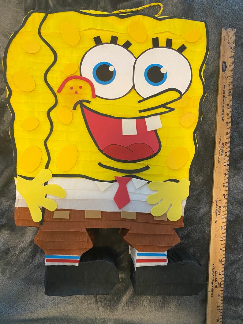 Sponge Bob Pinata, Sponge Bob Party, Square Pants Piñata. - Etsy