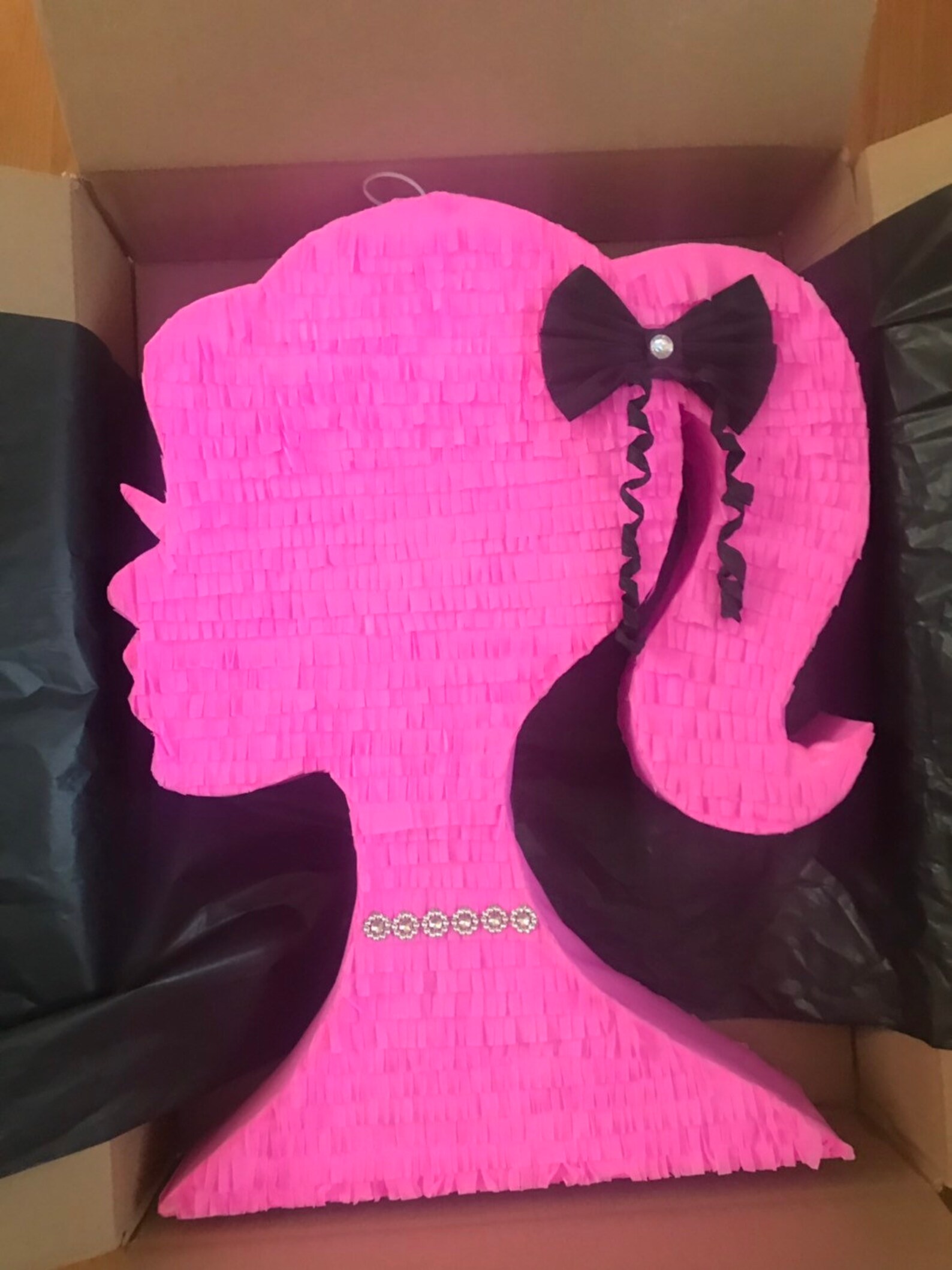 Barbie Pinata Afro Barbie Piñata Barbie Silhouette Piñata. | Etsy