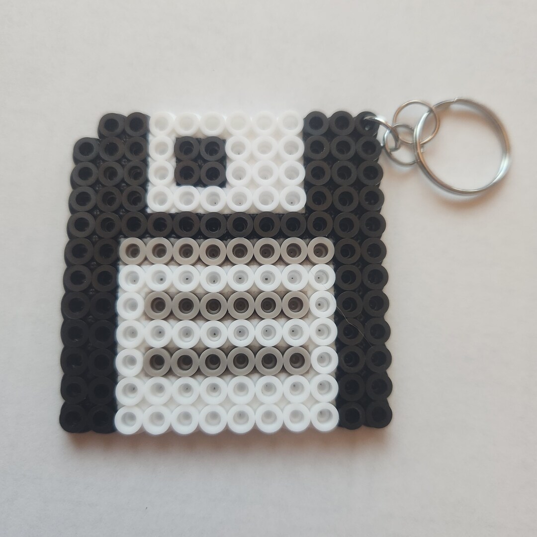 Floppy Disk Perler Keychain Kandi Accessory Retro Etsy