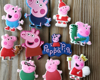 peppa pig pins for crocs