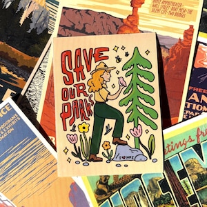 Save Our Parks Sticker- profits go to NPCA