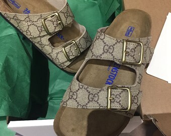 custom gucci birkenstocks