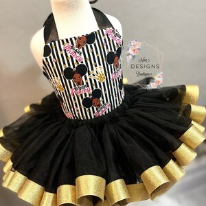 Black princess tutu set, ribbon tutu set, birthday tutu set, girls tutu set, two piece tutu set, cakesmash tutu set