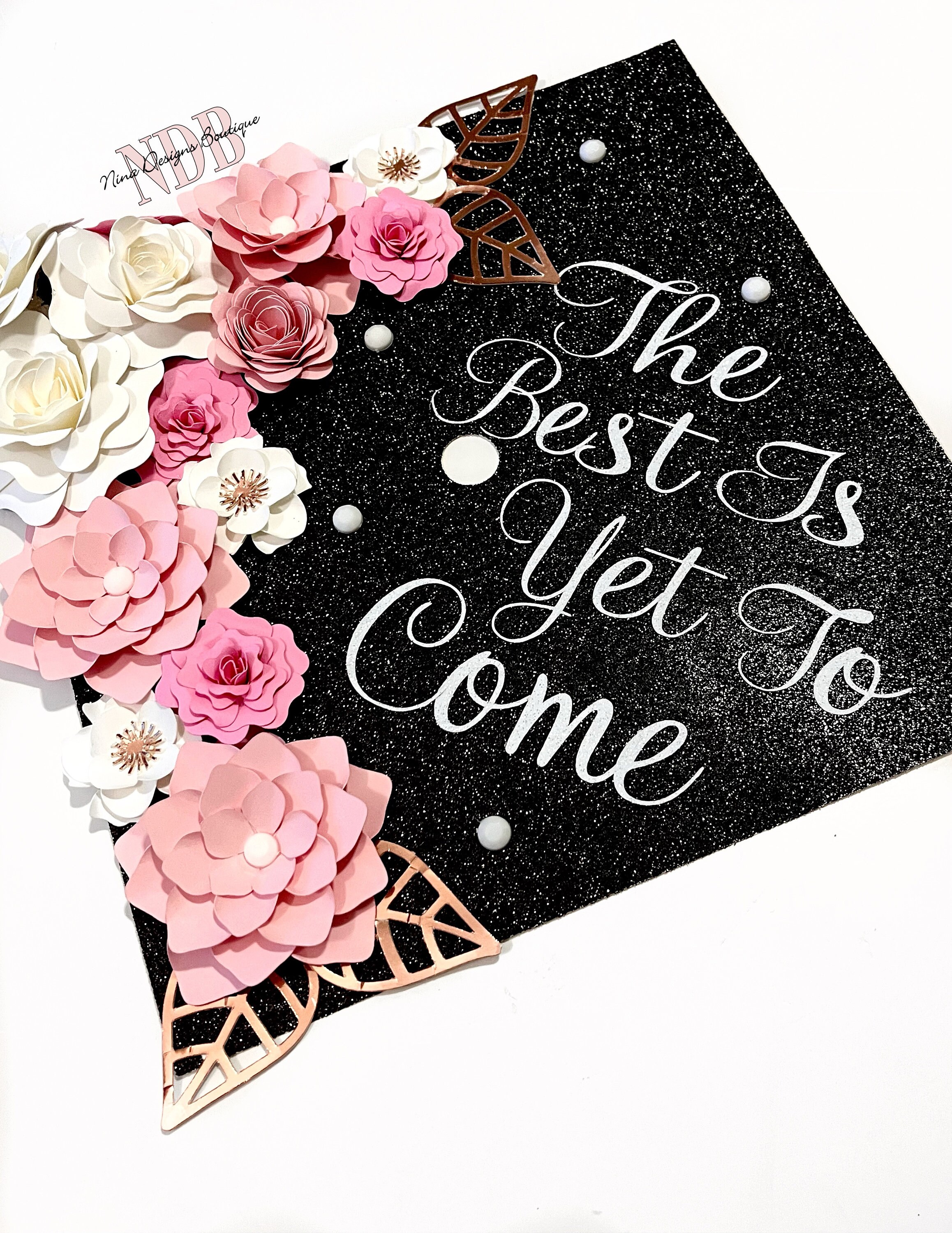 Graduation Cap Topper, Graduation Cap, Floral Graduation Cap, Photoprop ...