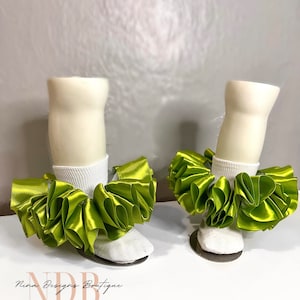 Ruffle anklets, tutu ruffle anklets, ribbon tutu anklets, tutu anklets, girls anklets