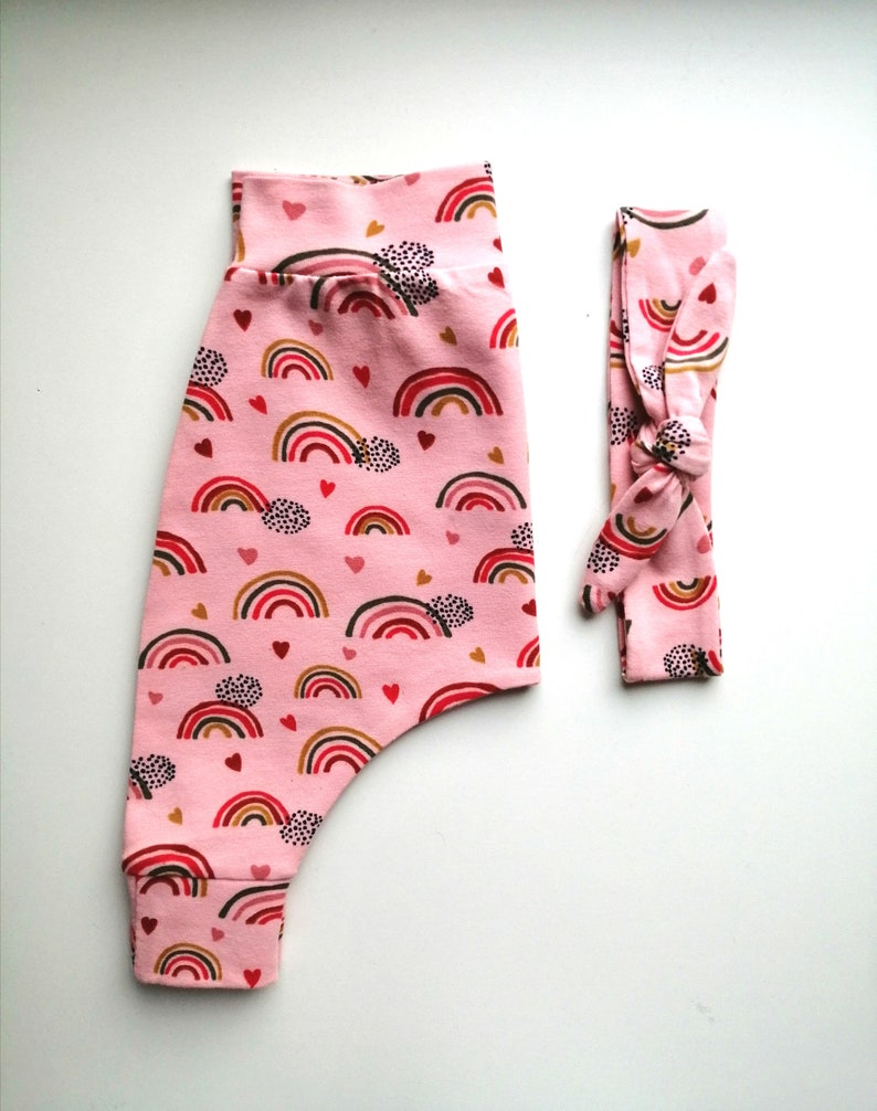 Harem pants and headband set