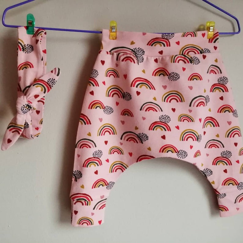Harem pants and headband set