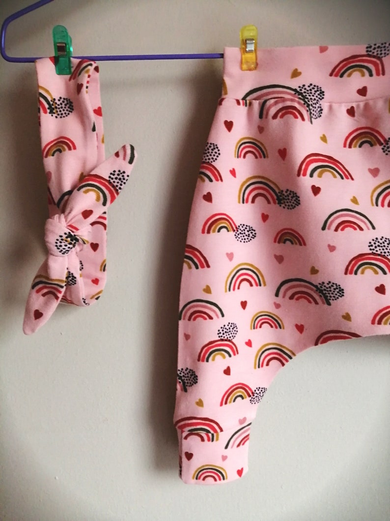 Harem pants and headband set