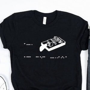 La clave para mi corazón en código Morse, HAM Radio Operator Gift, Amateur Radio Camiseta