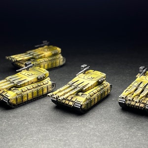 PELOTÓN (x4) Tanque pesado Oluja P3 - SIN PINTAR, ¡NO es un juguete!
