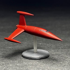 1x Retro Rocket ZX (UNPAINTED model) approx. 1-5/8 inches or 40mm in length. This is NOT a toy!