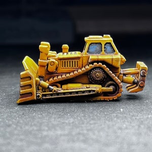 Dozer 9 - One (1) UNPAINTED miniature. This is an adult gaming model, this is NOT a toy!