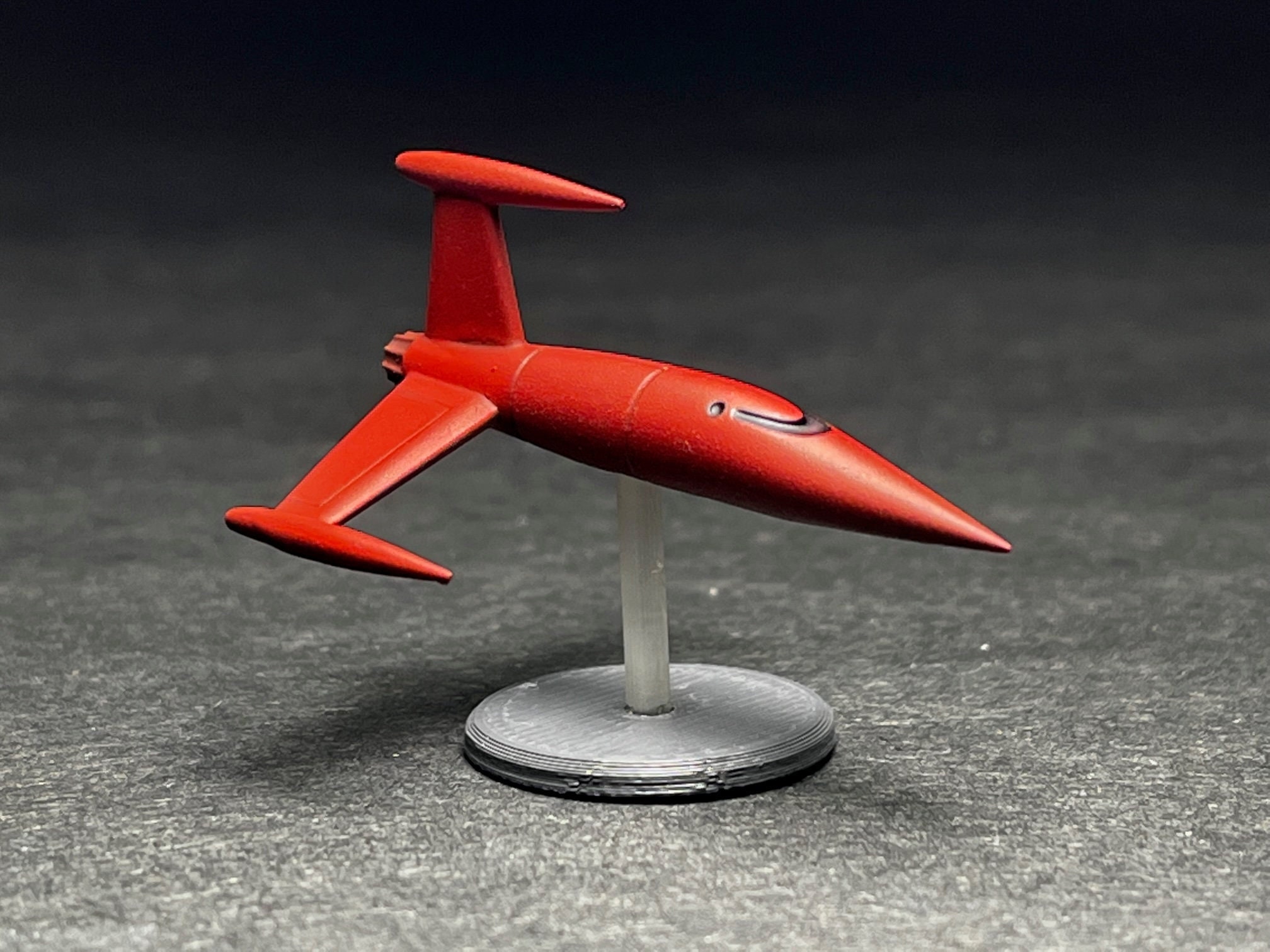 6-9mm Scale, UNPAINTED, Retro Rocket ZX, 40mm Length, This is NOT
