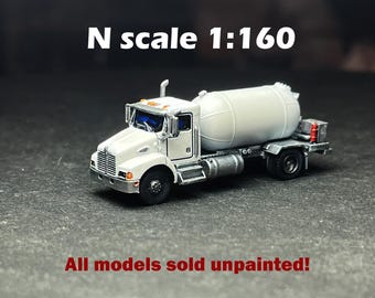N Scale (1:160) UNPAINTED - T300, Propane with 4 sets of decals - NOT a toy!