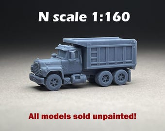 N Scale (1:160)  Bulldog R Dump Twin axle conversion - UNPAINTED, this is NOT a toy!