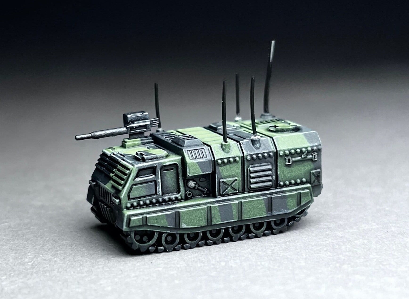 One (1) Command and Control Vehicle CV1 - mobile/field HQ, Comm Truck, Electronic Warfare Vehicle- UNPAINTED, This is NOT a toy!