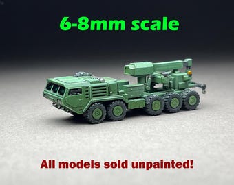6-9mm scale UNPAINTED - HTT Tow Recovery vehicle - Not a toy!