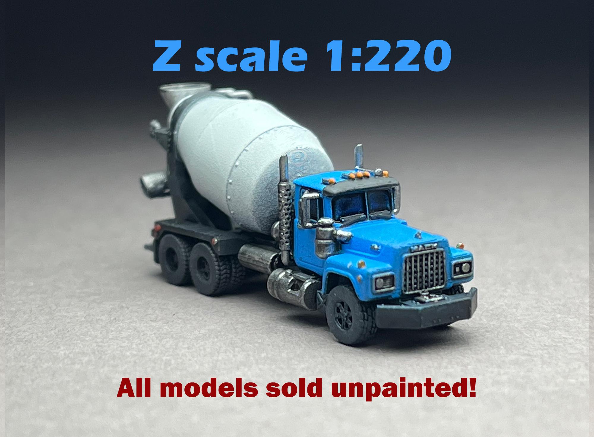 N Scale Concrete Truck Mixer - Etsy