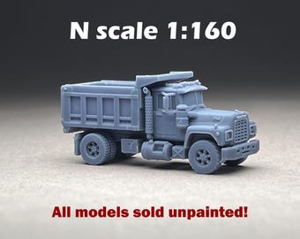N Scale (1:160)  Bulldog R Light Duty Dump - UNPAINTED, this is NOT a toy!