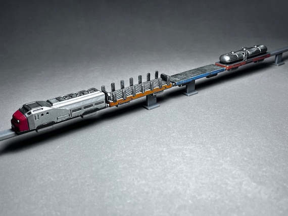 6-9mm Scale Monorail Curved Track (x8): 90 Degree Turn, 3' Radius