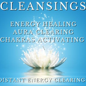 CLEANSINGS For 7 Days Distant Energy Healing Aura Clearing Chakras Activation Balancing Harmonizing Service Authentic Energy Healer Dowser