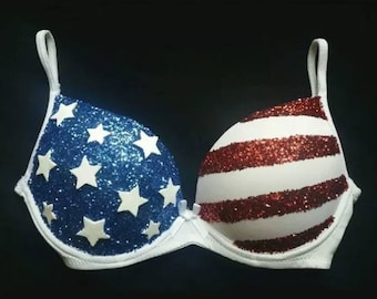 American Flag Bra | Etsy