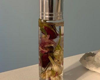 Goddess Essential Oil, Crystal, and Flower Infused Roll On