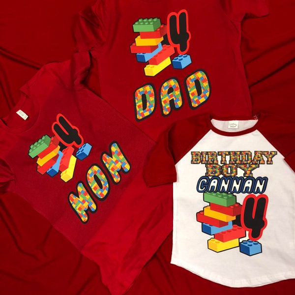 Family Birthday shirts//Price per tee//Styles Vary//Made to order