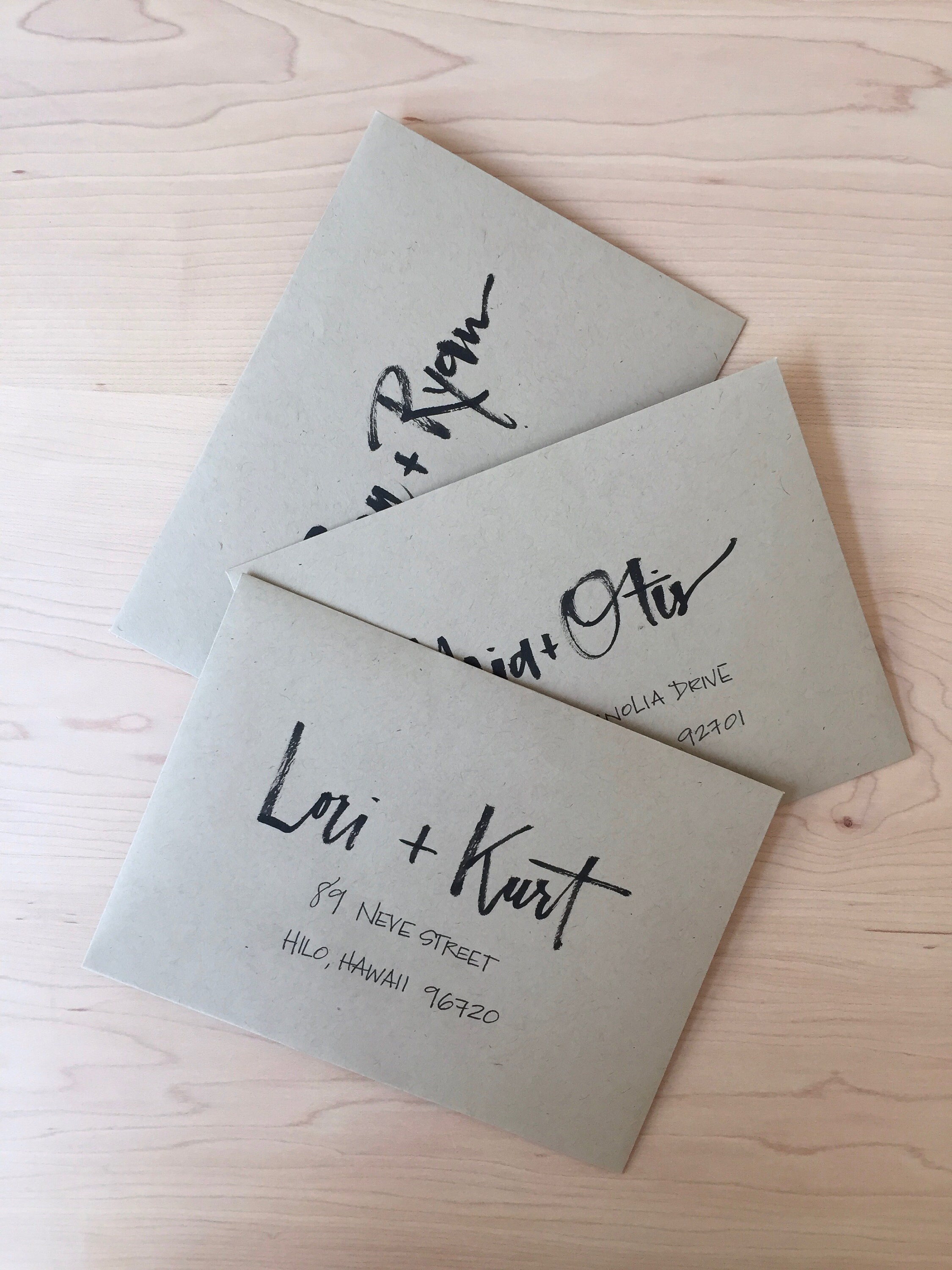 The Beauty of Calligraphy on Wedding Envelopes — AC Letters