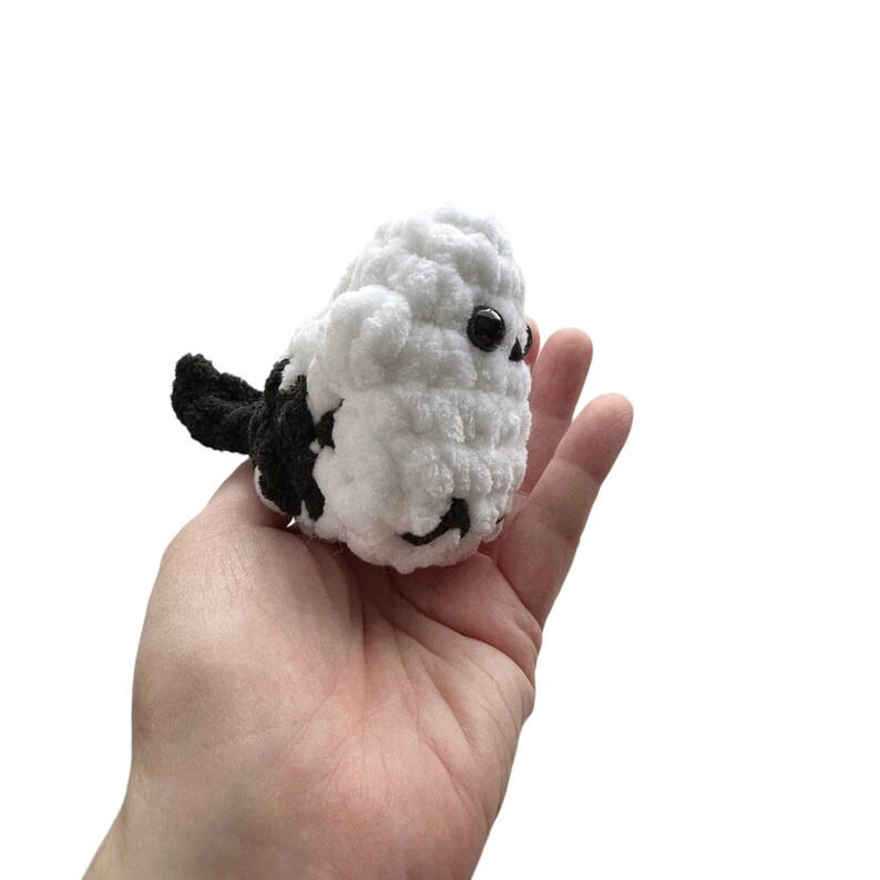 Shimaenaga Japanese Bird Amigurumi Bird Shima Enaga Plush Etsy