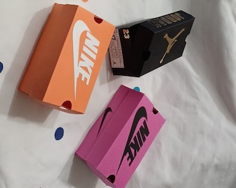 Choose your color!/ Mini Shoe Box Favor boxes/ sneaker box/favor boxes/name brand...read description on size!