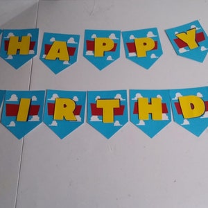 Spielzeug Geschichte Party Dekor Geburtstag Banner/Papier Blumen