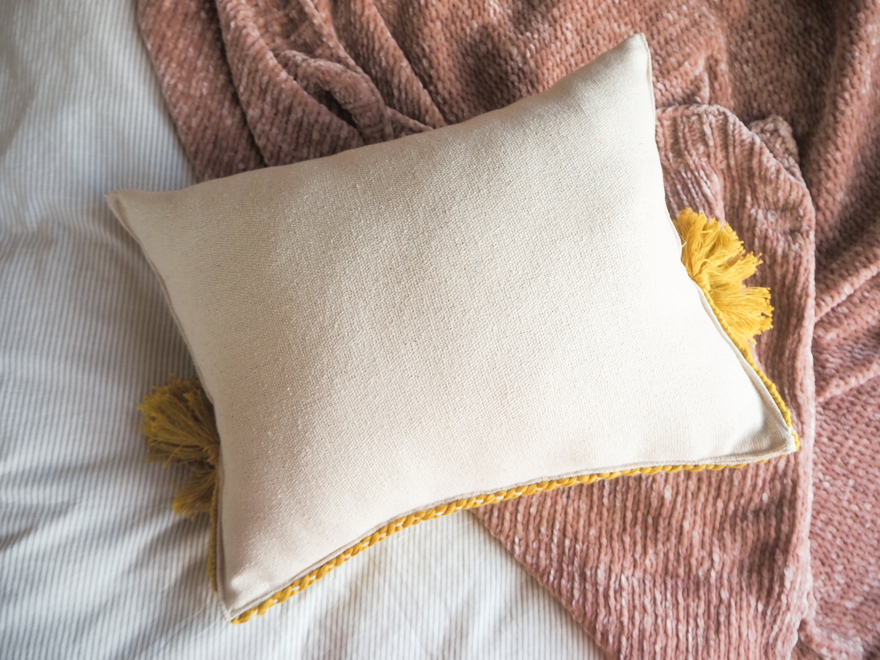 MEHRFARBIGES KISSEN Senfkissen 17x12 Kissen Boho Deko | Etsy