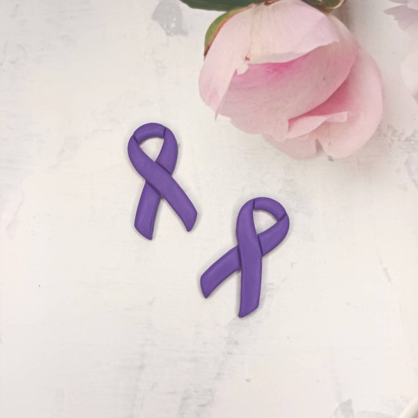 Ruban de sensibilisation à la maladie d’Alzheimer, ruban violet, épinglette de sensibilisation, badge d’épinglette de charité,