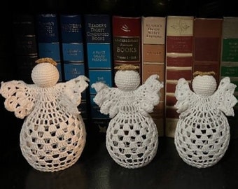 Ángeles de luz de té, patrón de crochet