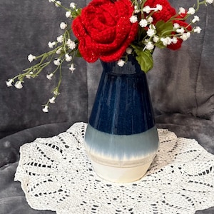 handmade crochet roses