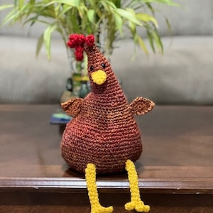 Meraviglioso schema all'uncinetto per un pollo stravagante: livello facile (schema PDF)