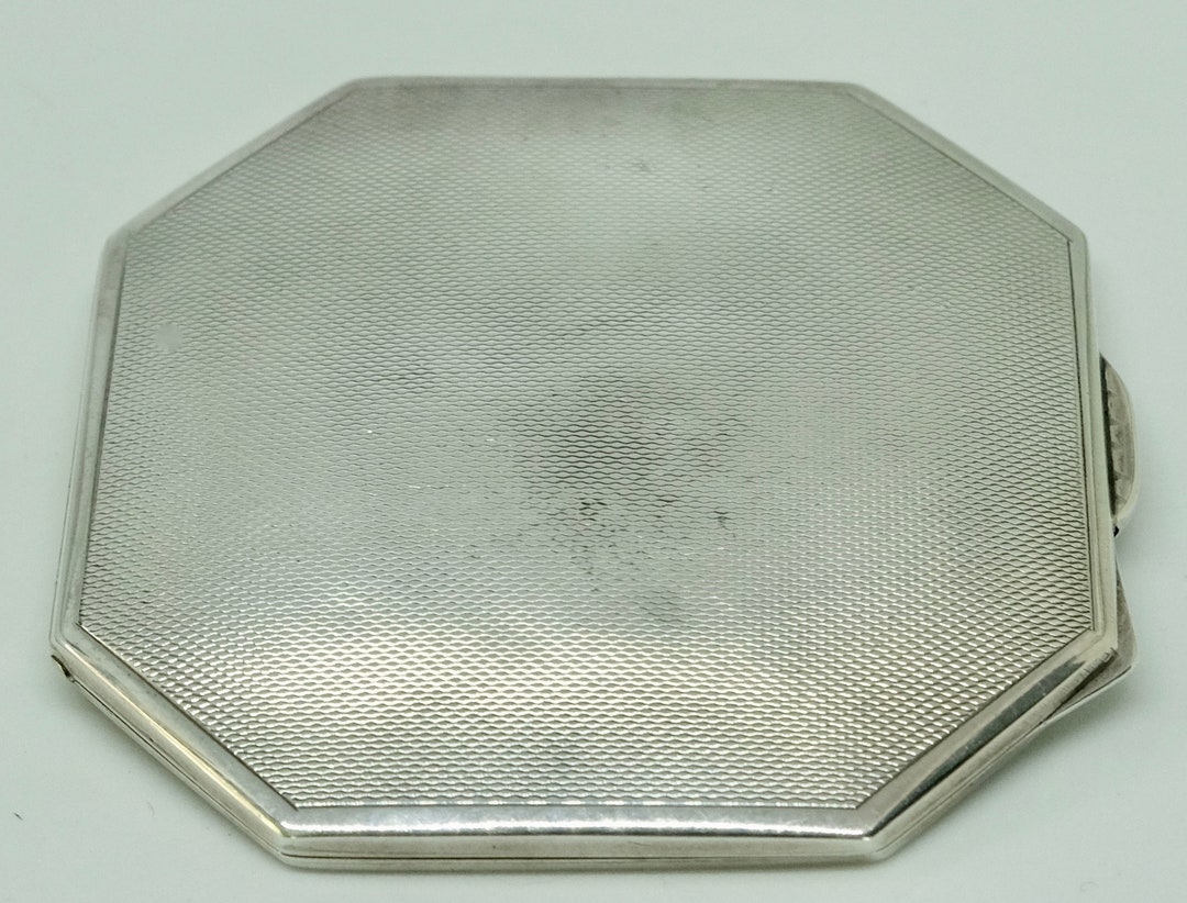 1958 Hallmarked Silver Powder Compact - Etsy Australia