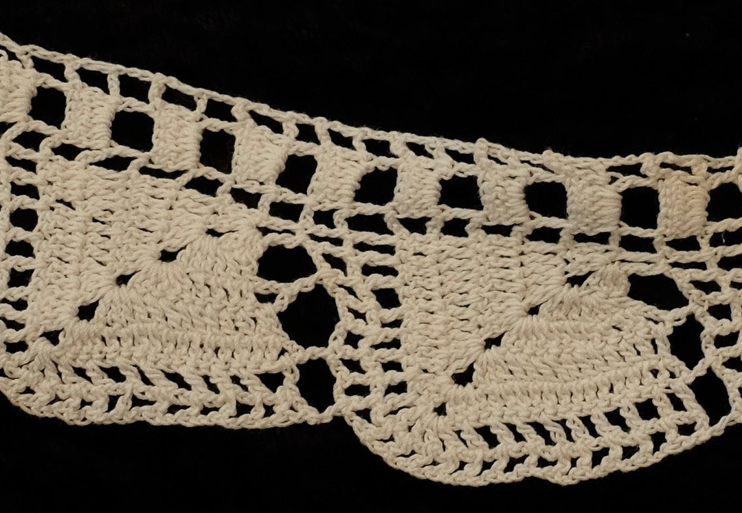 ⛰Deutsch 1930 Handarbeit【Klöppelspitze】 ❤️Deutsch 1930 Handarbeit【Klöppelspitze】Handgehäkelte Spitze