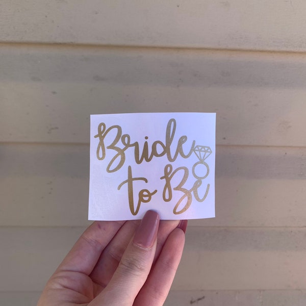 Bride To Be Decal