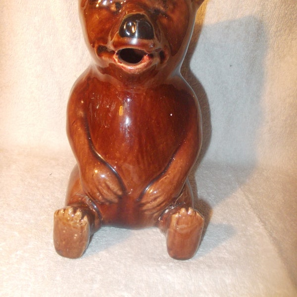 early 20th century Teddy Bear jug scarce a/f